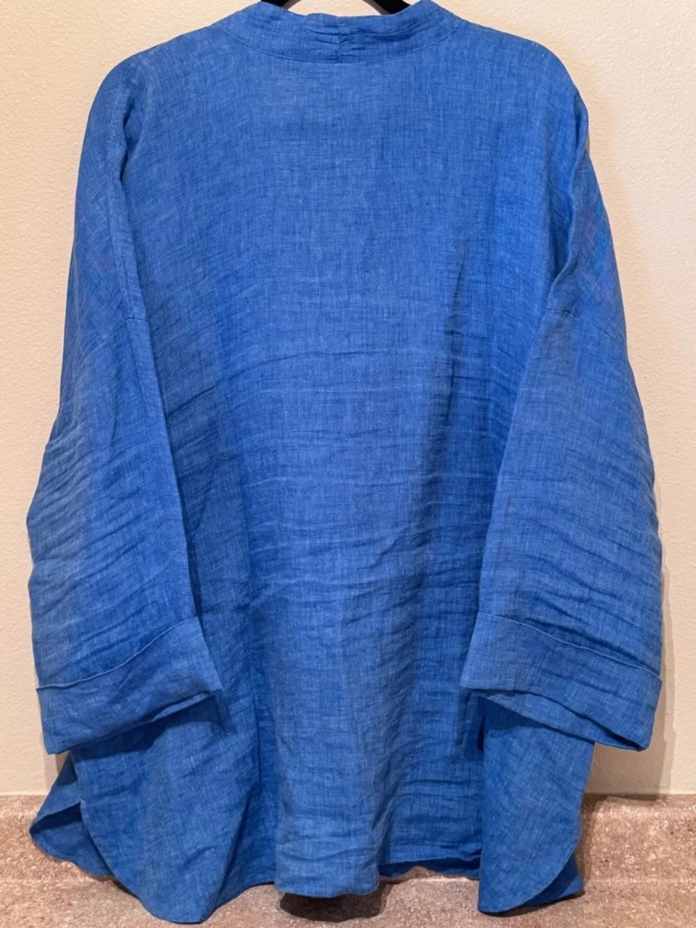 J. Jill - Pure Jill - Linen Button-Front Tunic Women’s Plus Size 3x - Picture 6 of 9